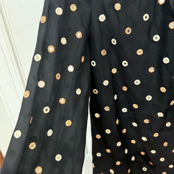 HAUTE HIPPIE MIRROR EMBELLISHED FLARE SLEEVE MINI DRESS - Picture 6 of 8